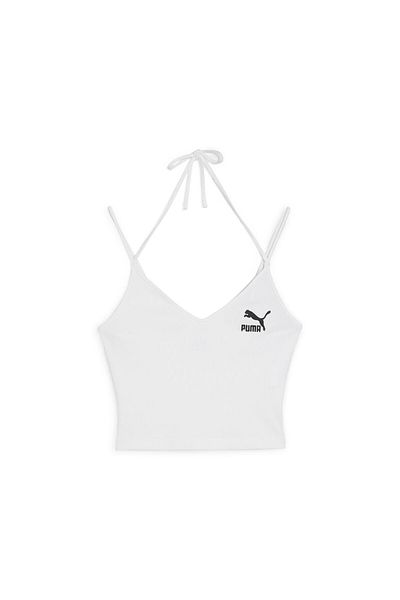 Puma Classics Ribbed Crop Top Kadın Atlet