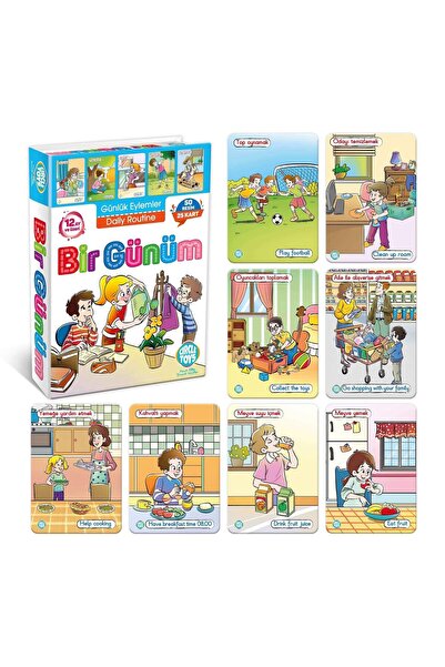 Circle Toys Educational Cards - A Visual Day Composed Set