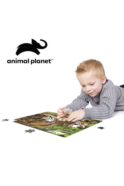Prime 3D Tiger Family 150 Piece Puzzle 20833