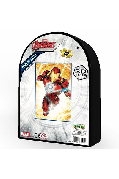Cubic Fun Iron Man 300 Pieces 3D Puzzle Metal Box