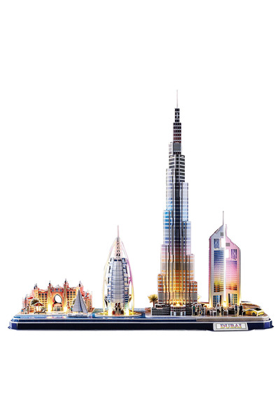 Cubic Fun 3D 182 Parça LED Işıklı Puzzle Dubai