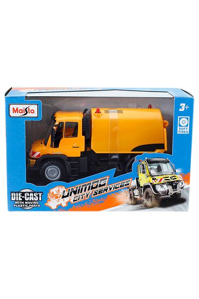Maisto Mercedes-Benz Unimog Vehicles - Orange Truck