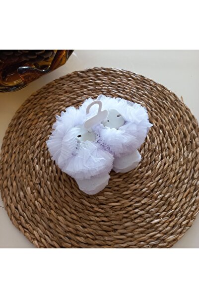 MARS BABY جوارب توتو كوكوش بيضاء مكشكشة لليوم الخاص للفتيات الصغيرات