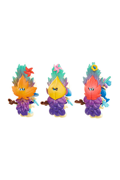 ŞİRİNLER Jakks Pacific Smurfs Lost Village Smurfstorm - Set of 3 Figures, Model 1