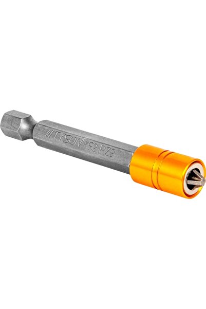 Genel Markalar Tyson PZ2X65 mm S2 Çeliği Tek Yönlü Mıknatıs Uçlu Bits Uç (1 A...