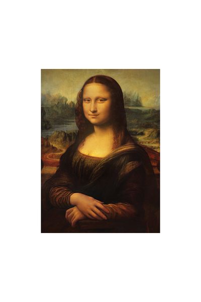 Blue Focus 1000 Piece Puzzle - Mona Lisa