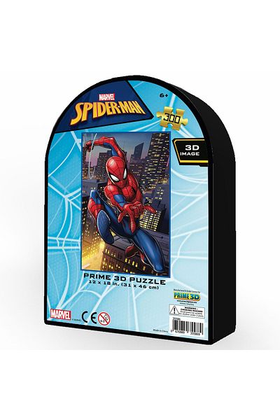Cubic Fun Prime 3D Spider-Man 300 Piece Puzzle 35586 - Metal Box