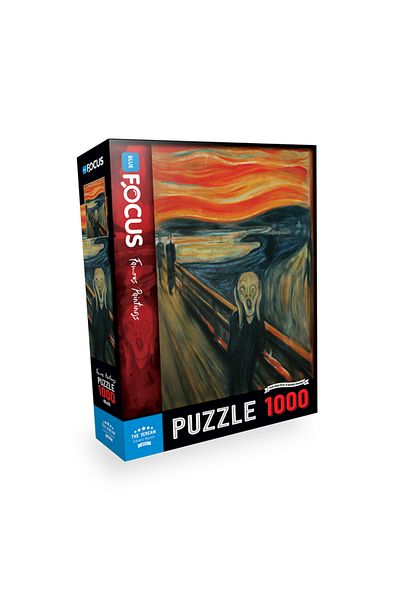 Blue Focus لغز 1000 قطعة - الصراخ (THE SCREAM)