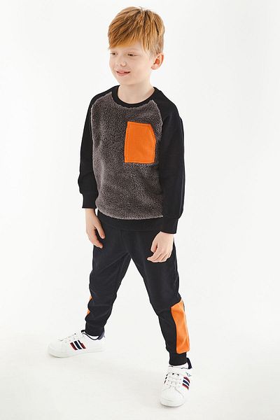 Rolypoly Anthracite Boy's Fleece Φούτερ Rp2840-c