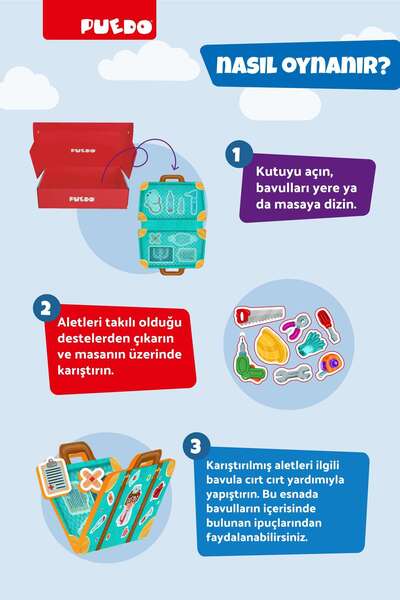 PUEDO Professions - Collect Your Suitcase Matching Game