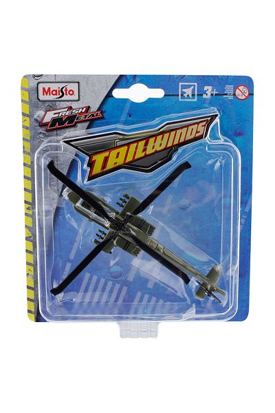 Maisto Fresh Metal مايستو تايلويندز Ah-64 أباتشي هليكوبتر