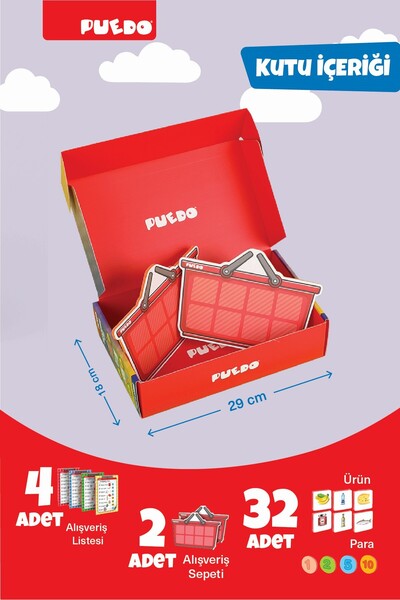 PUEDO Shopping List Eşleştirme Ve Hafıza Oyunu