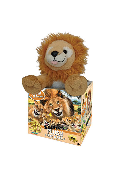 Genel Markalar Aslan Pelüş ve Selfie 48 Parça Puzzle 15803