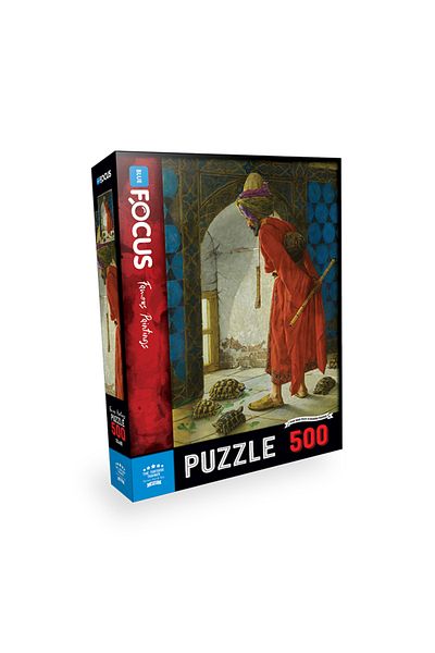 Blue Focus Turtle Trainer - 500 Piece Puzzle (THE TORTOISE TRAINER)