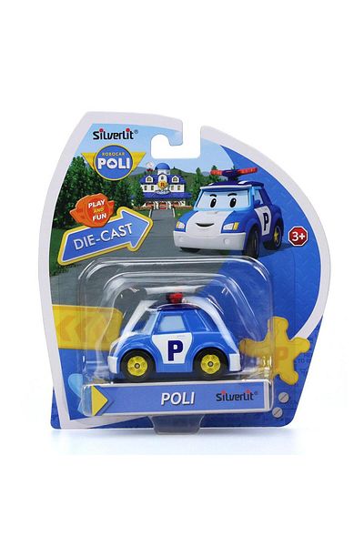 POLI مجسم سيارة معدني Silverlit Robocar -