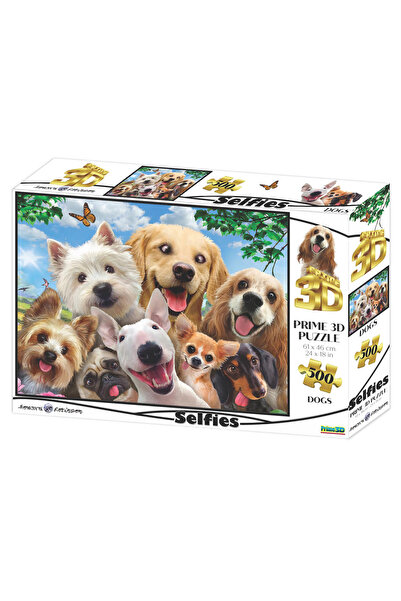 Prime 3D Köpek Selfie 500 Parça Yetişkin Puzzle 10376