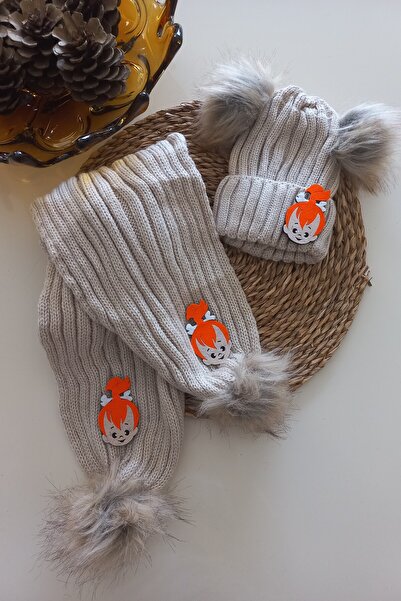 MARS BABY Fete Băieți Unisex Bebeluș Copii Bej Portocaliu Pietriș Figura Pomp...