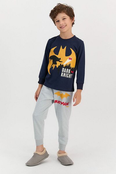 Batman Σετ φόρμας για αγόρι με άδεια Dark Knight Navy Blue L1416-c