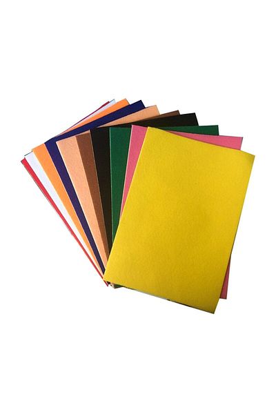 Subaru Akkaymak Felt Colorful 20x30 Cm Pack of 10