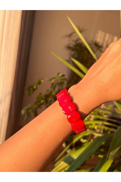 Doğaltaş Masalları Coral Bracelet
