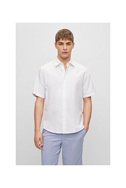 BOSS Oxford Pamuktan Normal Kesim Gömlek