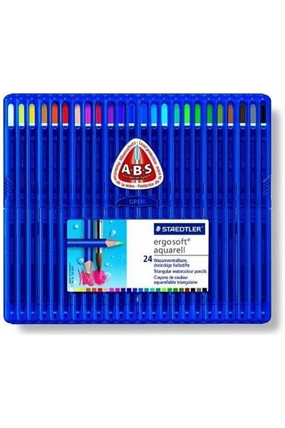 Staedtler Ergosoft Aquarell Boya Kalemi 24 Renk Plastik Kutu