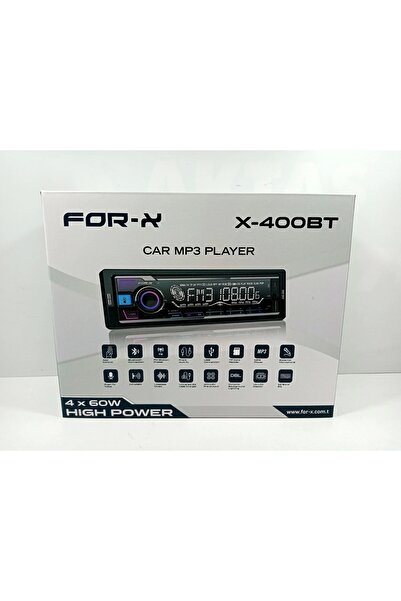 For-X Teyp – Bluetoothlu , Usb , Aux Ve Radyo Çalar 4x60w Çift Amfi Çıkışlı V...