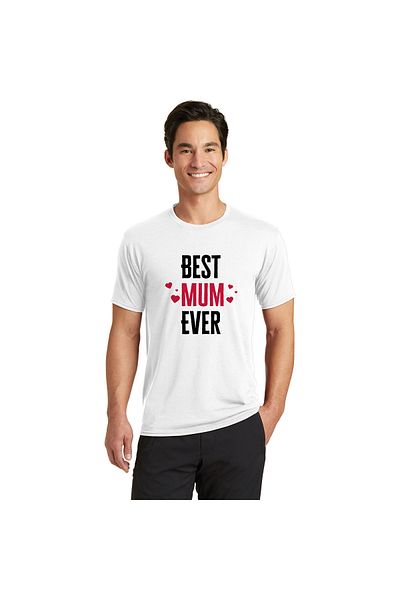 Tshirthane Ανδρικό μπλουζάκι για τη γιορτή της μητέρας Best Candle Ever White