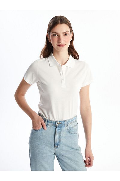 LC Waikiki LW – Damen-T-Shirt mit Polokragen