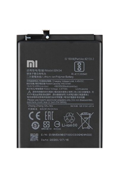 Genel Markalar Xiaomi Redmi Note 9 Pro Kalite Batarya Pil