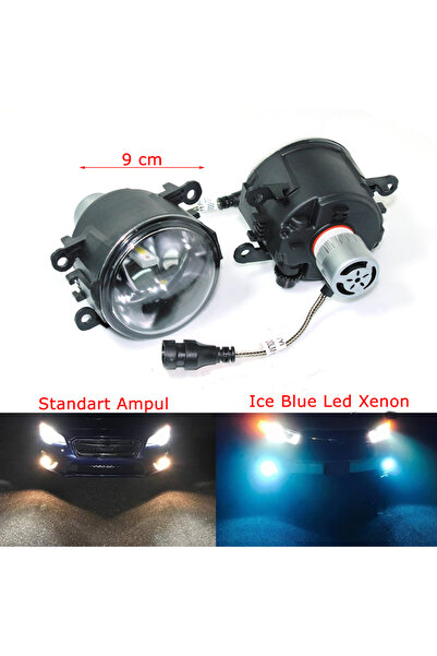 3 Tıkla Ford Courier 2016 Buz Mavisi Led Xenon Sis Farı Seti