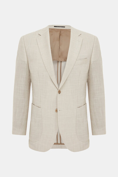 W Collection BEJ DÜĞMELİ PAMUK/YÜN CEKET