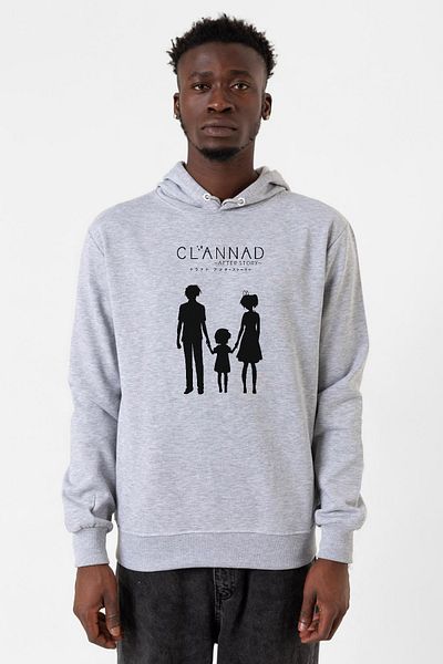Tshirthane Clannad Anime After Story Grimelanj Ανδρικό φούτερ με κουκούλα 3 ιντσών