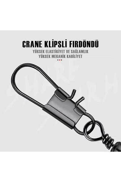 AtikCamp Protackle Crane Clip Swivel 12S No: 1 (Sw145)