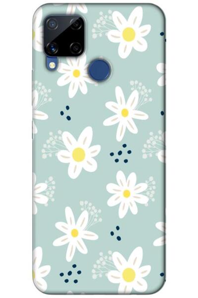 Zebana حافظة متوافقة مع هاتف Realme C15 من السيليكون بتصميم زهور الربيع 10 ( ...