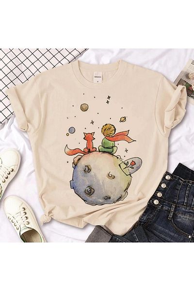 Köstebek Unisex T-Shirt The Little Prince Fox