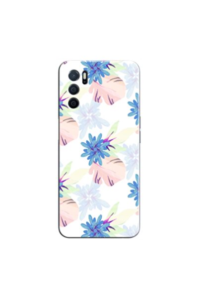 Zebana حافظة متوافقة مع هاتف اوبو A16 حافظة سيليكون بتصميم زهور الربيع 6 ( مط...