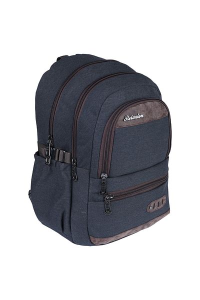 Relaxion Canvas Fabric Flexible Thick Durable Suitable for All Seasons Daily - School - Travel - Sports Backpack