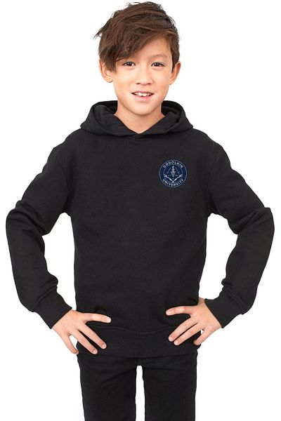 Tshirthane Детски суичър с качулка Gen V Godolkin Emblem Black