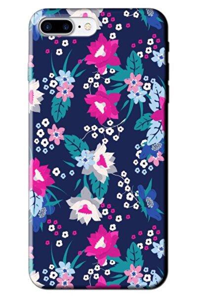 Zebana Apple iPhone 8 Plus Compatible Case Spring Flowers 3 Silicone Case (Pr...