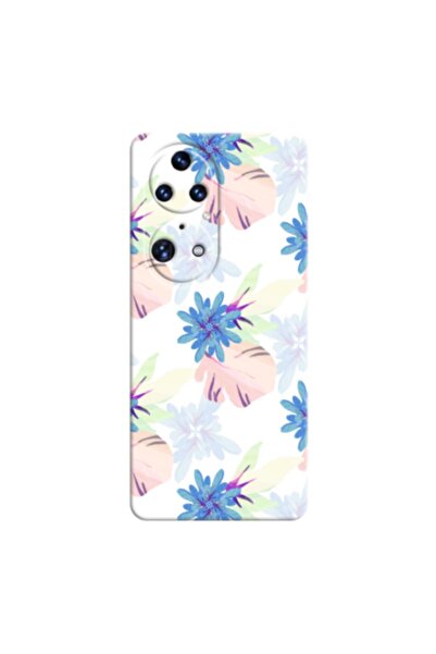 Zebana حافظة متوافقة مع هاتف هواوي P50 Pro، حافظة سيليكون بتصميم زهور الربيع ...