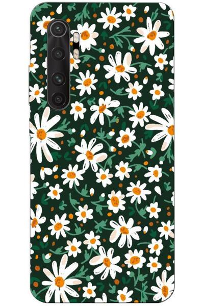 Zebana حافظة متوافقة مع هاتف Xiaomi Mi Note 10 Lite من السيليكون Spring Flowe...