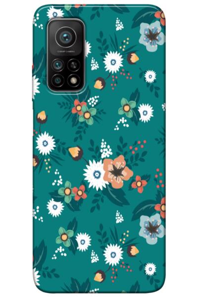 Dara Aksesuar حافظة متوافقة مع هاتف Xiaomi Mi 10T Pro من السيليكون Spring Flo...