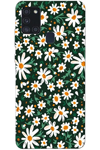 Dara Aksesuar حافظة متوافقة مع هاتف سامسونج جالاكسي A21s، حافظة سيليكون بتصمي...