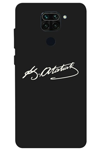 Dara Aksesuar حافظة سيليكون متوافقة مع هاتف Xiaomi Redmi Note 9 بتوقيع أتاتور...