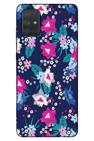 Zebana حافظة متوافقة مع هاتف سامسونج جالاكسي A71، حافظة سيليكون بتصميم زهور ا...