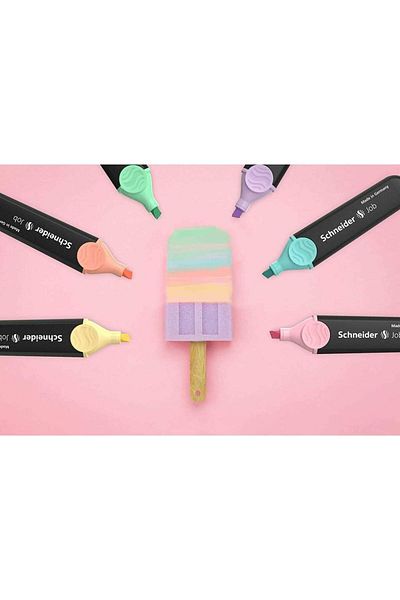 SCHNEIDER Job 150 Pastel Highlighter Set of 6