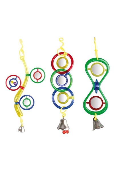 Karlie Mirrored Bird Toy 5X15Cm