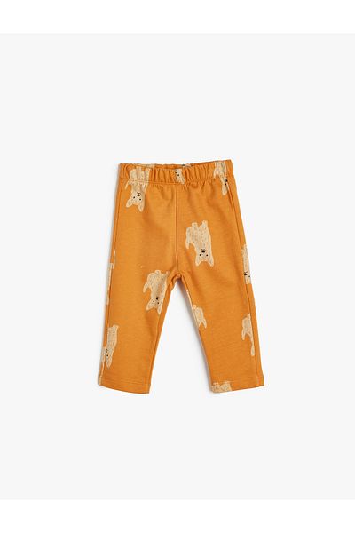 Koton Pantaloni de sport de bază Jogger Bumbac texturat cu talie elastică