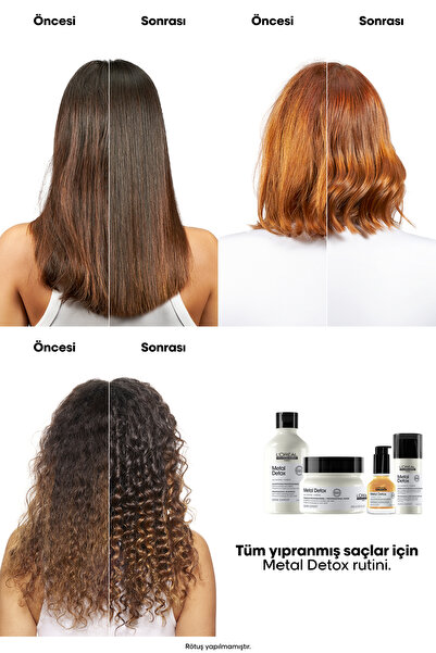 L'oreal Professionnel Serie Expert Metal Detox Oil Konsantre Saç Bakım Yağı 50 ml - Parlaklık ve Kırılma Karşıtı Bakım